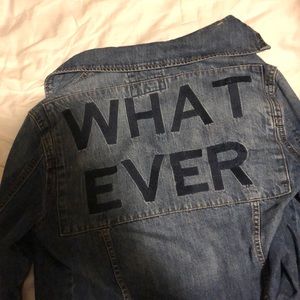 whatever jean jacket
